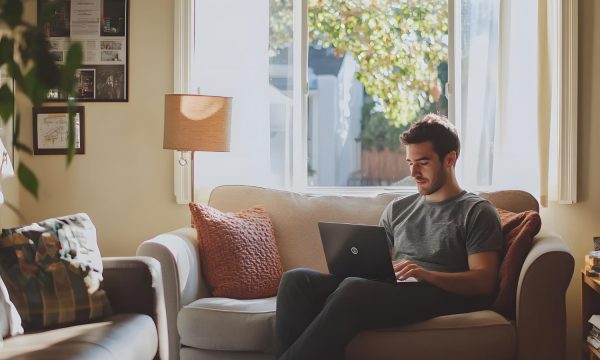 working from home