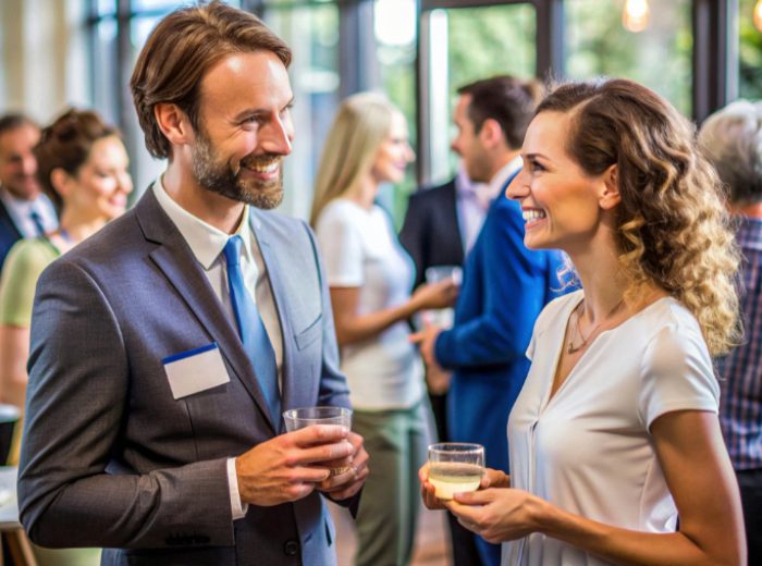 couple smiling